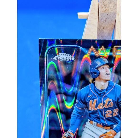 2024 Bowman Chrome - My 1st Bowman Pete Alonso #M1B-37 Mojo Refractor - Picture 2 of 2